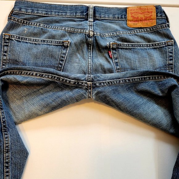 Levis Mens 559-4258 Loose Straight Leg Relaxed Jeans - Picture 7 of 16